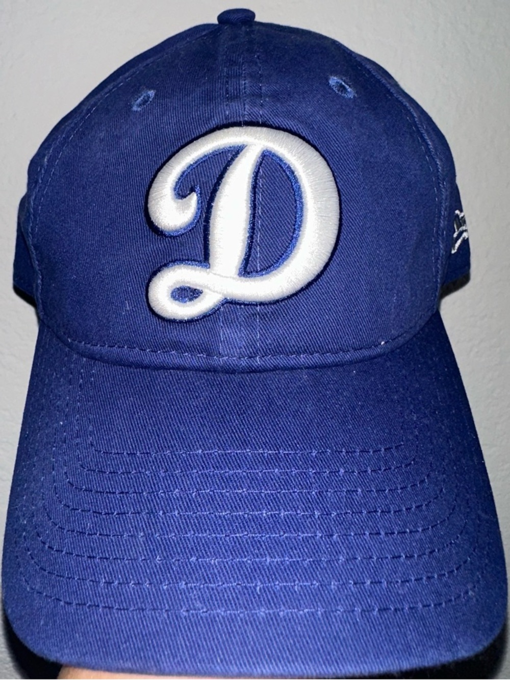 Dodgers New Era Royal Blue Dad Cap with White 'D' Logo💙